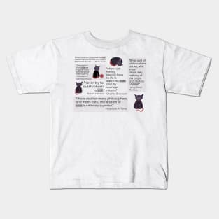 Cat Quote Collage Kids T-Shirt